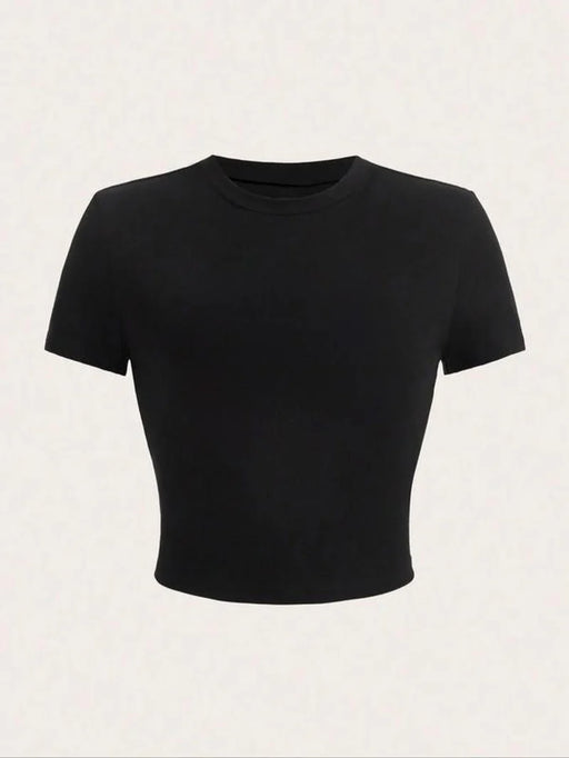 Women'S Letter Print round Neck Graphic Tee, Vintage Trendy Casual Soft Shortsleeve T-Shirt for Daily Wear, Graphic Tees, Lady Comfort Summer Outfit