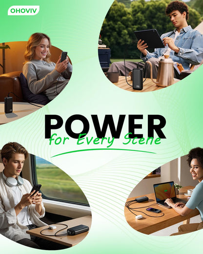 Portable Charger Power Bank 50000Mah,Pd 22.5W Battery Pack