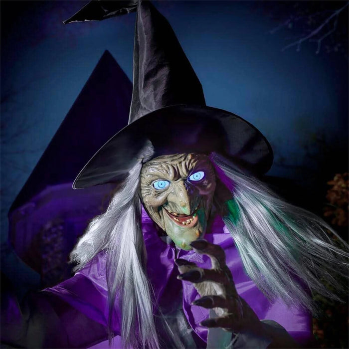 Halloween Props Garden Flying Witch Terror Flying Witch Courtyard Decoration Flying Witch, Halloween Decoration
