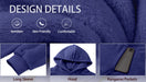 Wearable Blanket Hoodie Sweatshirt for Women and Men, Warm and Cozy Blanket Hoodie, Flannel Blanket with Sleeves and Giant Pocket