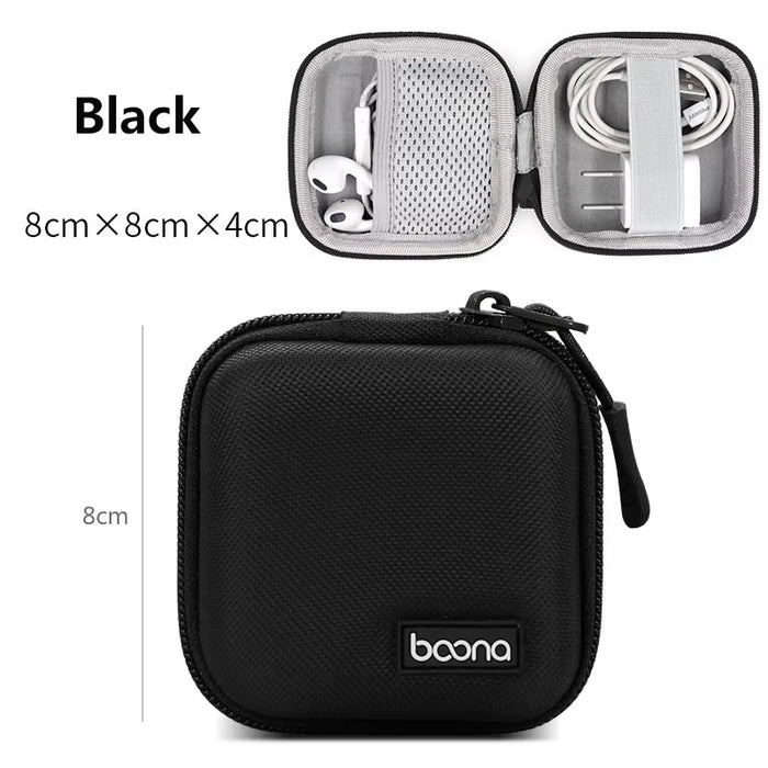 Hard Shell Digital Gadgets Storage Bag for Mac Adapter Mouse Data Cable Earphone HDD Electronics Gadgets Organizer Case