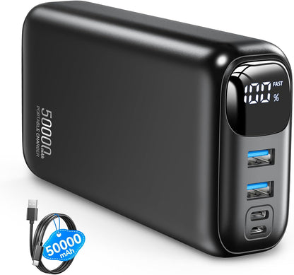 Portable Charger Power Bank 50000Mah,Pd 22.5W Battery Pack