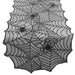 Clearance under 5 Halloween Decorations Halloween Spiderweb Tablecloth Black Lace Spider Party Table Decor Curtain