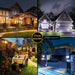 2 in 1 Solar Outdoor Motion Sensor Lighting LED Light Lawn Lamp Wall Dual Purpose Lights Waterproof for Garden Porch Courtyard