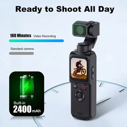 4K Wifi Pocket Vlogging Camera 330° Auto Rotatable Touch Screen Sports DV Bodycam Face Tracking Portable Action Cameras