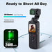 4K Wifi Pocket Vlogging Camera 330° Auto Rotatable Touch Screen Sports DV Bodycam Face Tracking Portable Action Cameras