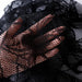 Clearance under 5 Halloween Decorations Halloween Spiderweb Tablecloth Black Lace Spider Party Table Decor Curtain