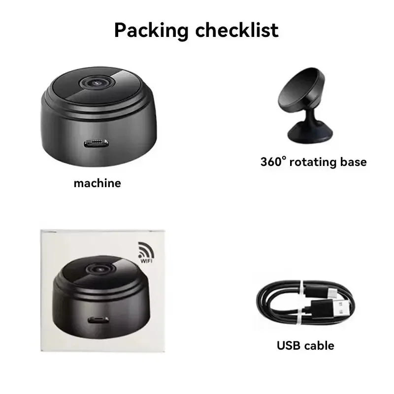 New A9 Mini Camera Wifi Wireless Security Protection Remote Monitor Camcorders Video Surveillance Smart Home Mini Cam HD Camera