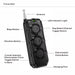 Rechargeable Anti-Bark Dog Training Collar, Waterproof, Remote Control, Pet Product, Puppy, Small Dog, 400M