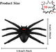 Halloween Fake Plastic Spiders, Halloween Spiders, Halloween Decorations Spiders, Small Realistic Spiders Black Fake Spiders, Halloween Small Spiders Prank Props, Halloween Joking Spiders Web Decor