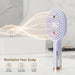Electric Steam Hair Straightening Brush Water Spray Wet Dry Use USB-C Fast Charging Portable Hair Tool for Salon Travel Use