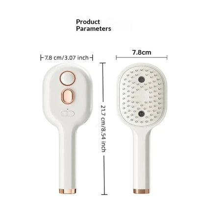 Electric Steam Hair Straightening Brush Water Spray Wet Dry Use USB-C Fast Charging Portable Hair Tool for Salon Travel Use