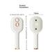 Electric Steam Hair Straightening Brush Water Spray Wet Dry Use USB-C Fast Charging Portable Hair Tool for Salon Travel Use