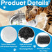 12+12 Pcs Cat Water Filters Replacement for 108Oz/3.2L & 67Oz/2L Fountains