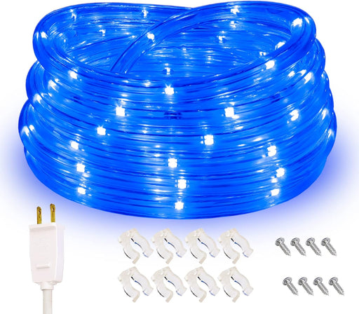 16Ft Blue Rope Light ETL Waterproof Outdoor