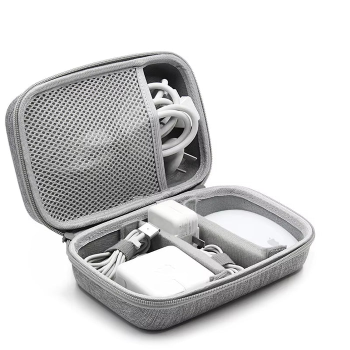 Hard Shell Digital Gadgets Storage Bag for Mac Adapter Mouse Data Cable Earphone HDD Electronics Gadgets Organizer Case