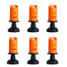 3 Pcs Halloween LED Candle Light, Halloween Candle Pumpkin Lights, Flameless Candles, Luminary Bags, Flameless Candle for Home outside Yard Lawn Garden Party