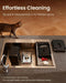 Cordless Cat Water Fountain, 3L/100Oz Stainless Steel Tray
