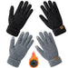2 Pairs Winter Gloves for Women Chenille, Winter Warm Thick Lined Touchscreen Fingers Cold Winter Gloves