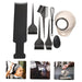 Hair Dye Bowl Set with Mixing Spoon, Plastic Black