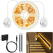 Dual Motion Sensor LED Light Strip Indoor 19.7Ft Warm White Night Lighting