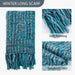 Womens Winter Beanie Hat Scarf Gloves Set Warm Lined Cap Long Neck Scarf Touchscreen Gloves Set for Winter Gift