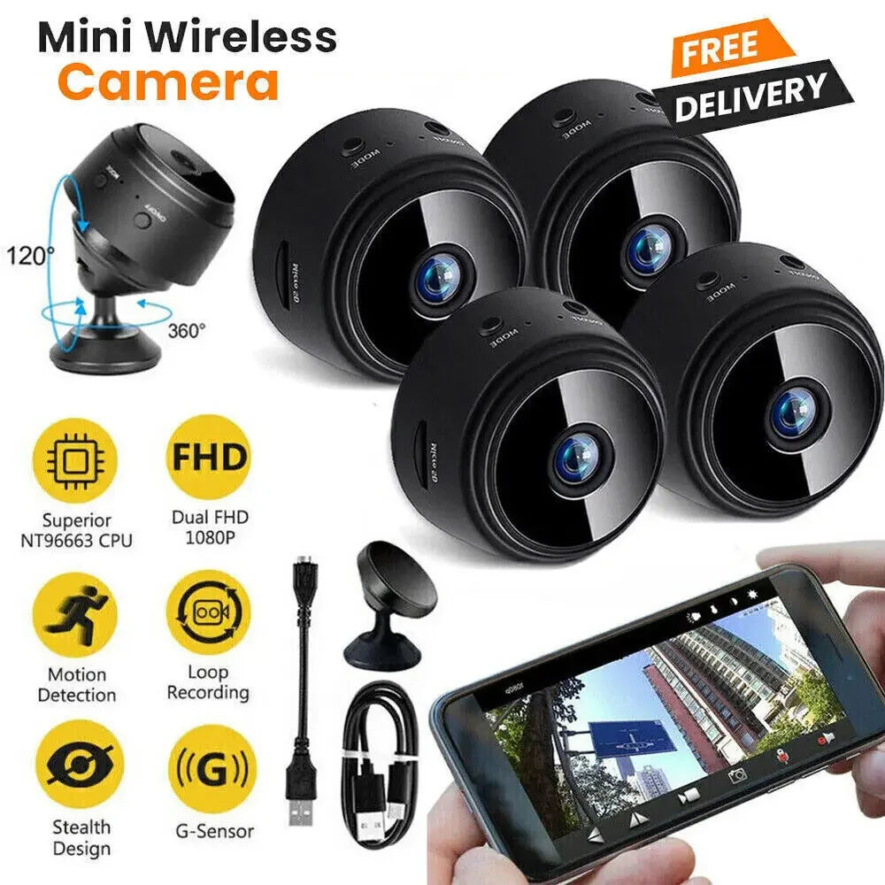 New A9 Mini Camera Wifi Wireless Security Protection Remote Monitor Camcorders Video Surveillance Smart Home Mini Cam HD Camera