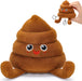 Funny Poop Plush Toy with 4 Fart Sounds - Fart Blaster Noise Maker - Realistic Fake Poop for Pranks, Jokes - Funny Gag Gift for Pets, Kids, Adults