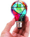 Stained Glass Light Bulbs E26 3.5W LED Edison Light Bulb A60 2 Pack
