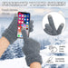 2 Pairs Winter Gloves for Women Chenille, Winter Warm Thick Lined Touchscreen Fingers Cold Winter Gloves