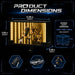 LED Key Holder for Wall, 1 Pc Magnetic Garage Display