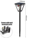 2 in 1 Solar Outdoor Motion Sensor Lighting LED Light Lawn Lamp Wall Dual Purpose Lights Waterproof for Garden Porch Courtyard