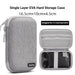 Hard Shell Digital Gadgets Storage Bag for Mac Adapter Mouse Data Cable Earphone HDD Electronics Gadgets Organizer Case