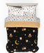 Sanrio Hello Kitty Halloween Pumpkin Queen Bed Set – Super Soft & Cozy 5 Piece Reversible Comforter and Sheet Set (Officially Licensed Product) by