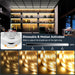 Dual Motion Sensor LED Light Strip Indoor 19.7Ft Warm White Night Lighting