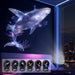 3/6Pcs Projection Patterns LED USB Projector Light Adjustable Whale Butterfly Jellyfish Starfish Night Light Festival Gift