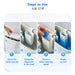 Ilmh Toilet Solid Dispenser-Tank Replacement Part,Toilet Bowl Cleaner Buffer Box,Hanging Slow-Release Dispenser,Extends Cleaning
