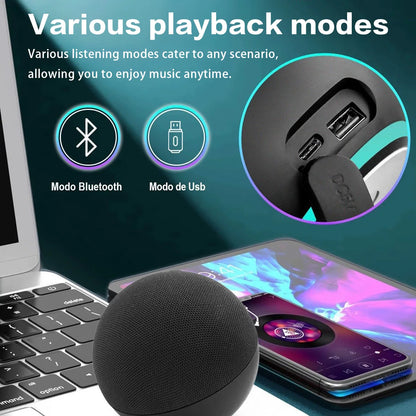 Alaxe Pro Max Bluetooth Speaker Echo Dot 5Th Outdoor Wireless Bluetooth Generation Medium RGB Speaker Home Subwoofer