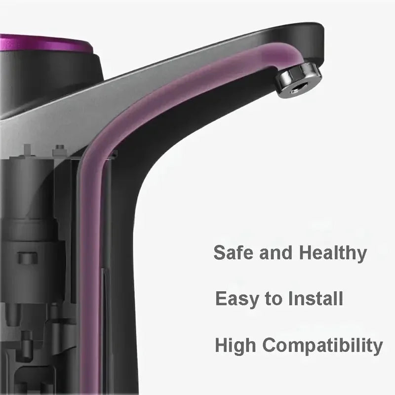 Portable 5-Gallon Water Dispenser with USB Charging-Automatic Electric Pump Suitable for Home, Office, and Outdoor Use