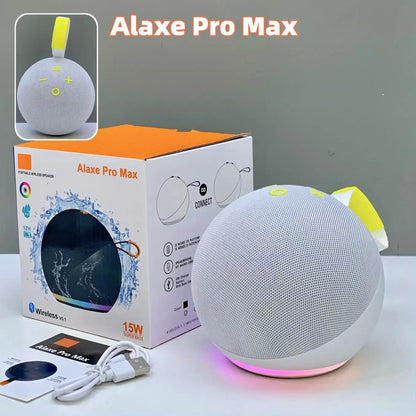Alaxe Pro Max Bluetooth Speaker Echo Dot 5Th Outdoor Wireless Bluetooth Generation Medium RGB Speaker Home Subwoofer