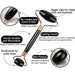 7/4/3Pcs Shower Body Care Set Long Handle Silicone Back Brush Hair Scalp Massager Exfoliate Face Roller Gua Sha Massage Tools
