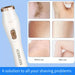Electric Hair Trimmers for Women Waterproof Razor Painless Private Body Hair Removal Device Shaver Bikini Arm Leg Face Shaving