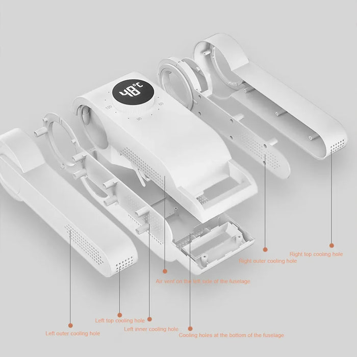 New Shoes Dryer Machine Folding Smart Constant Temperature Fast Dryer Heater Deodorizer Dehumidifier Device Boots Drier Machine
