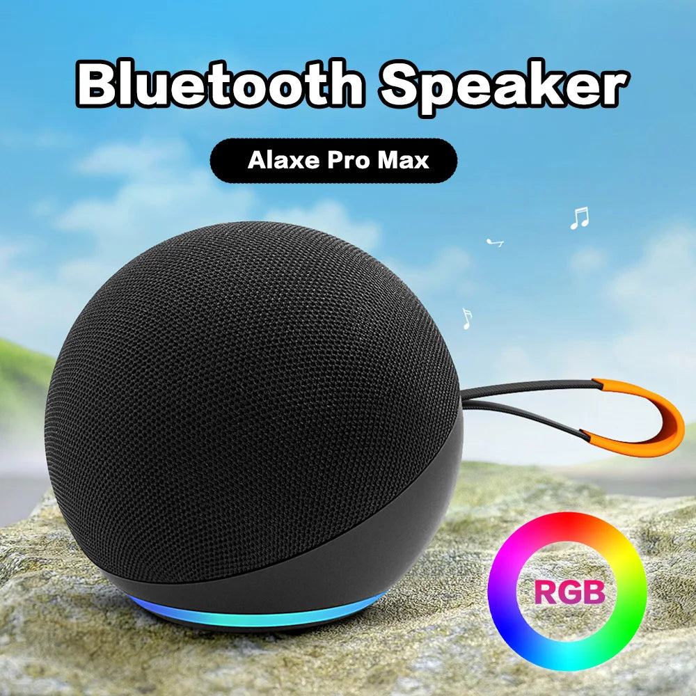 Alaxe Pro Max Bluetooth Speaker Echo Dot 5Th Outdoor Wireless Bluetooth Generation Medium RGB Speaker Home Subwoofer
