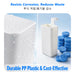 Ilmh Toilet Solid Dispenser-Tank Replacement Part,Toilet Bowl Cleaner Buffer Box,Hanging Slow-Release Dispenser,Extends Cleaning