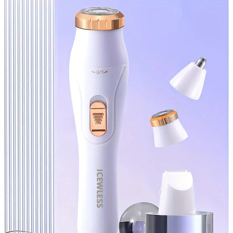 Electric Hair Trimmers for Women Waterproof Razor Painless Private Body Hair Removal Device Shaver Bikini Arm Leg Face Shaving