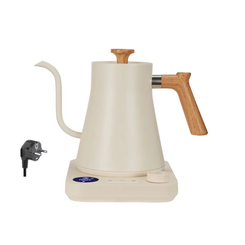 Electric Gooseneck Kettle 900ML Hand Brew Coffee Pot Smart Teapot Temperature Control Pot Rapid Heating Kettle 110V/220V