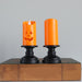 3 Pcs Halloween LED Candle Light, Halloween Candle Pumpkin Lights, Flameless Candles, Luminary Bags, Flameless Candle for Home outside Yard Lawn Garden Party