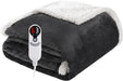 Electric Heated Blanket Throw 50"X60" - Dark Gray, ETL Certified