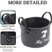 Felt Pet Toy Box Pet Toy Storage Basket Dog Toy Box Special Storage Basket for Organizing Pet Supplies Blanket Pet Storage Box